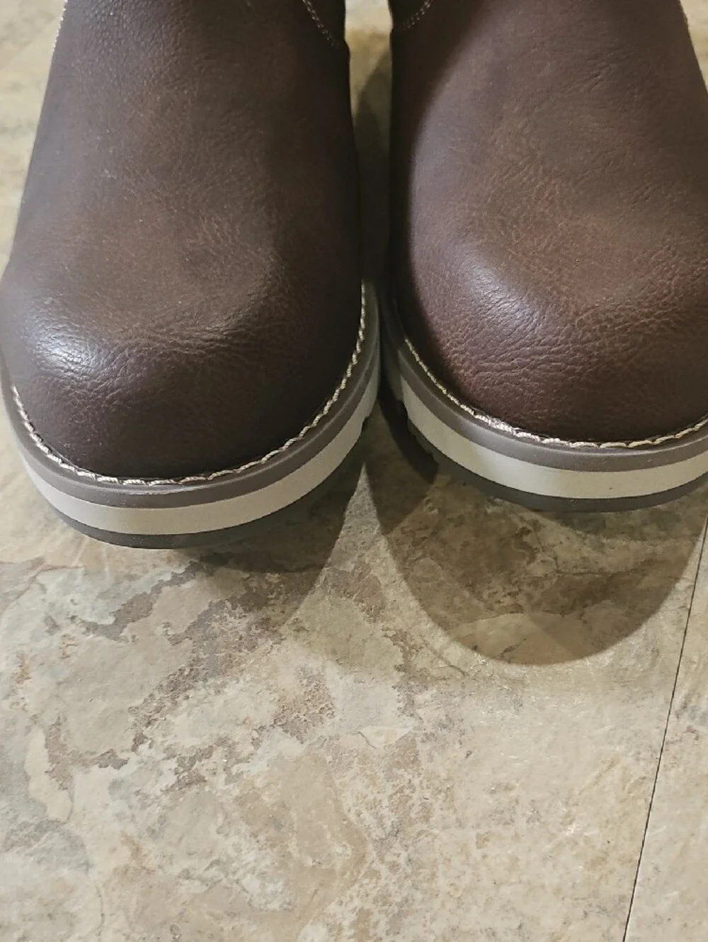 Dockers Men's Dark Brown Chukka Chelsea Boots, 9.5